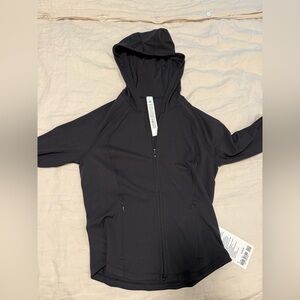 Lululemon Black Hooded Zip-Up Athletic Jacket